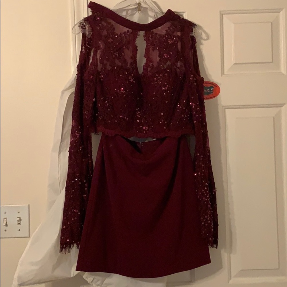 Rachel Allan 2 Piece Dress